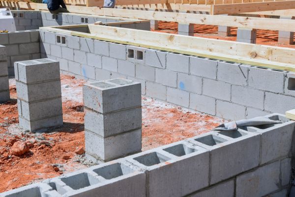 Cement Block Installation in Westerville