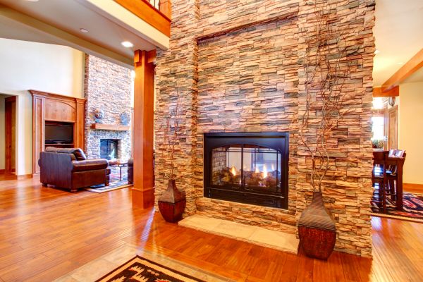Stone Hearth Installation in Westerville