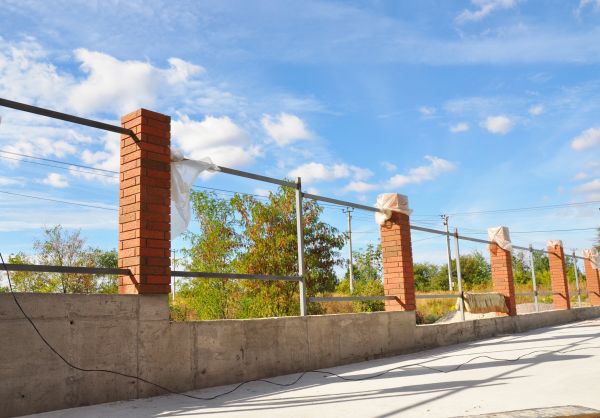 Brick Pillar Installation in Westerville